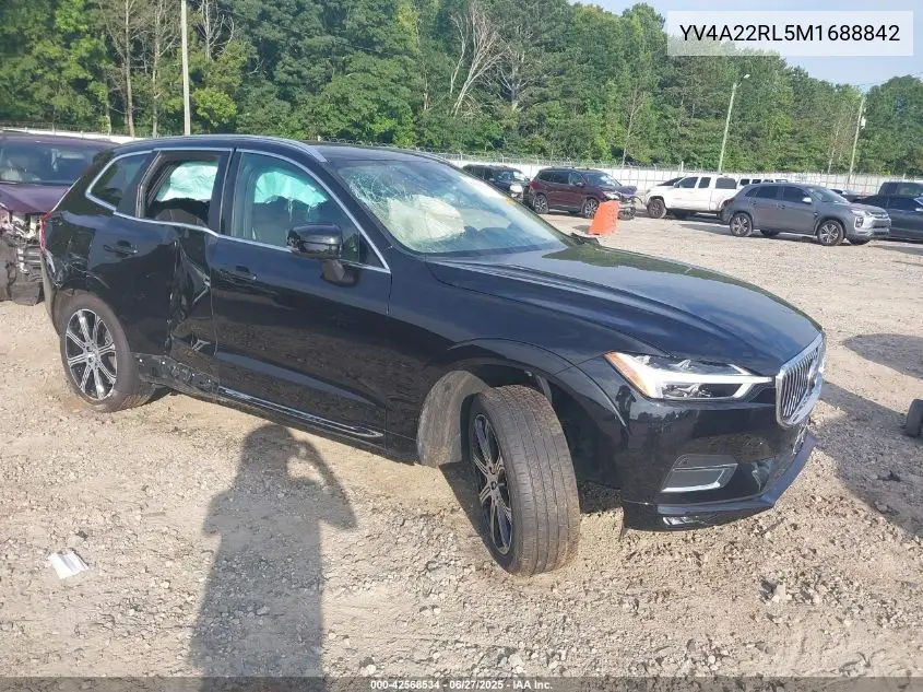 2021 Volvo Xc60 T6 Inscription VIN: YV4A22RL5M1688842 Lot: 42568534
