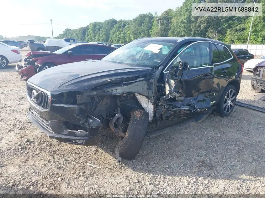 2021 Volvo Xc60 T6 Inscription VIN: YV4A22RL5M1688842 Lot: 42568534