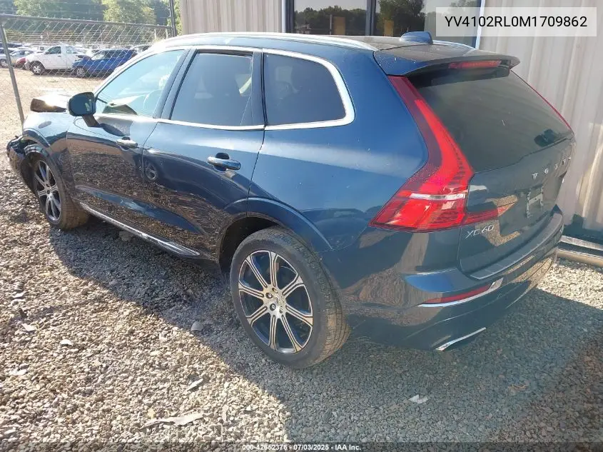 2021 Volvo Xc60 T5 Inscription VIN: YV4102RL0M1709862 Lot: 42652376