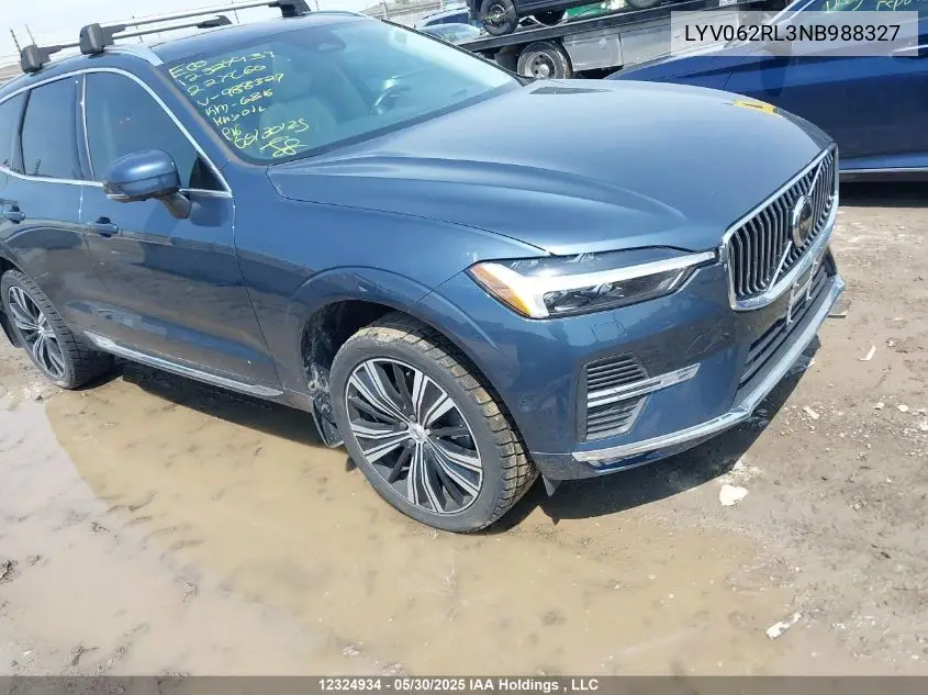 2022 Volvo Xc60 B6 Inscription VIN: LYV062RL3NB988327 Lot: 12324934