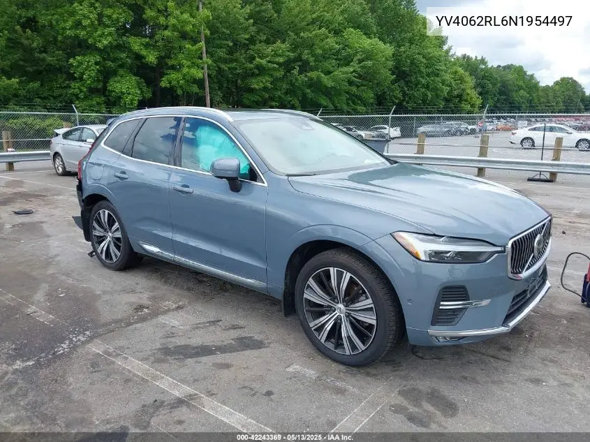 2022 Volvo Xc60 B6 Inscription VIN: YV4062RL6N1954497 Lot: 42243369