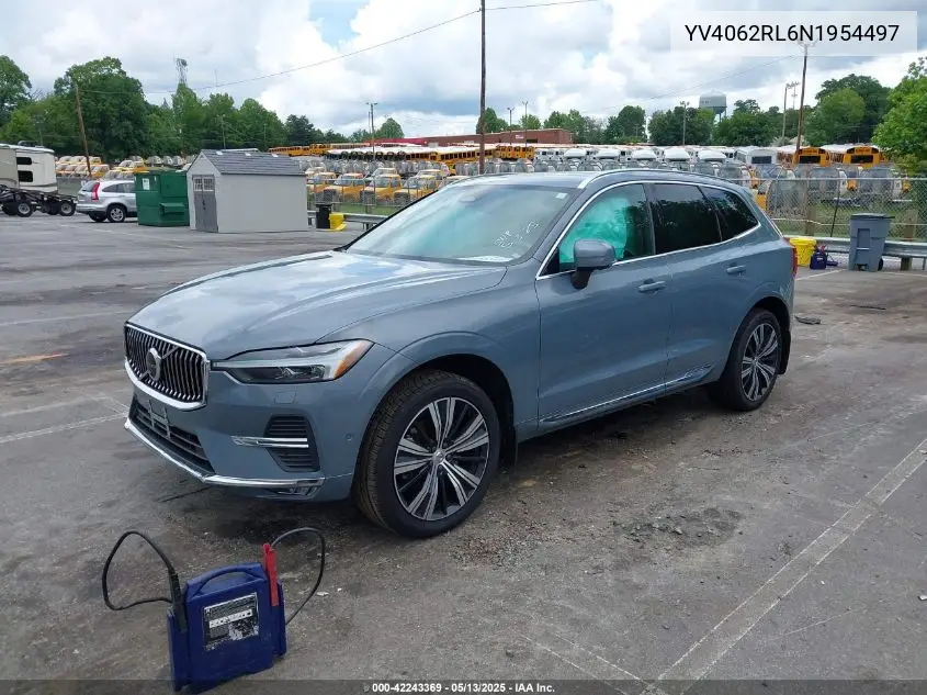2022 Volvo Xc60 B6 Inscription VIN: YV4062RL6N1954497 Lot: 42243369