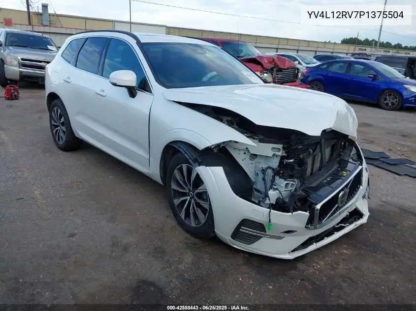 2023 Volvo Xc60 B5 Core VIN: YV4L12RV7P1375504 Lot: 42588443