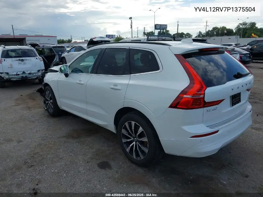 2023 Volvo Xc60 B5 Core VIN: YV4L12RV7P1375504 Lot: 42588443