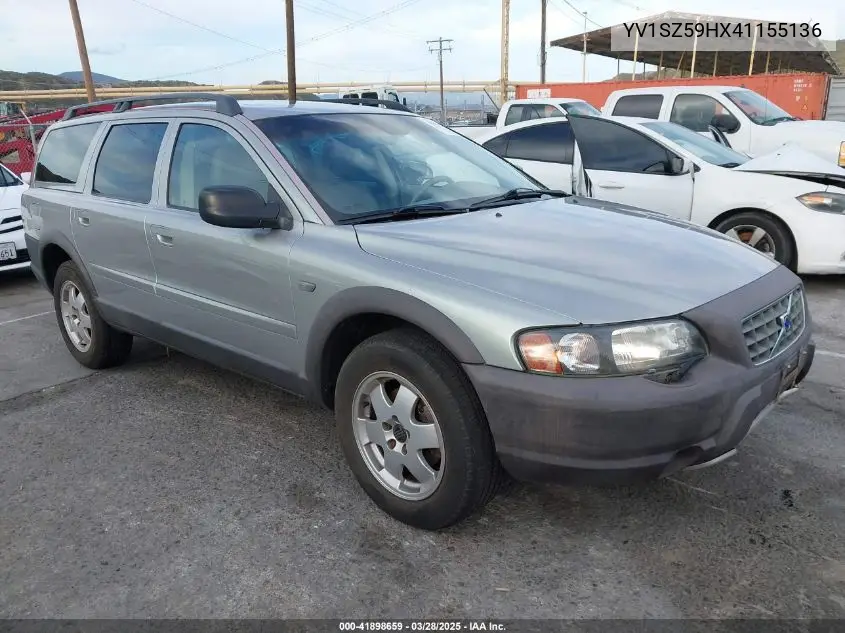 2004 Volvo Xc70 2.5T VIN: YV1SZ59HX41155136 Lot: 41898659