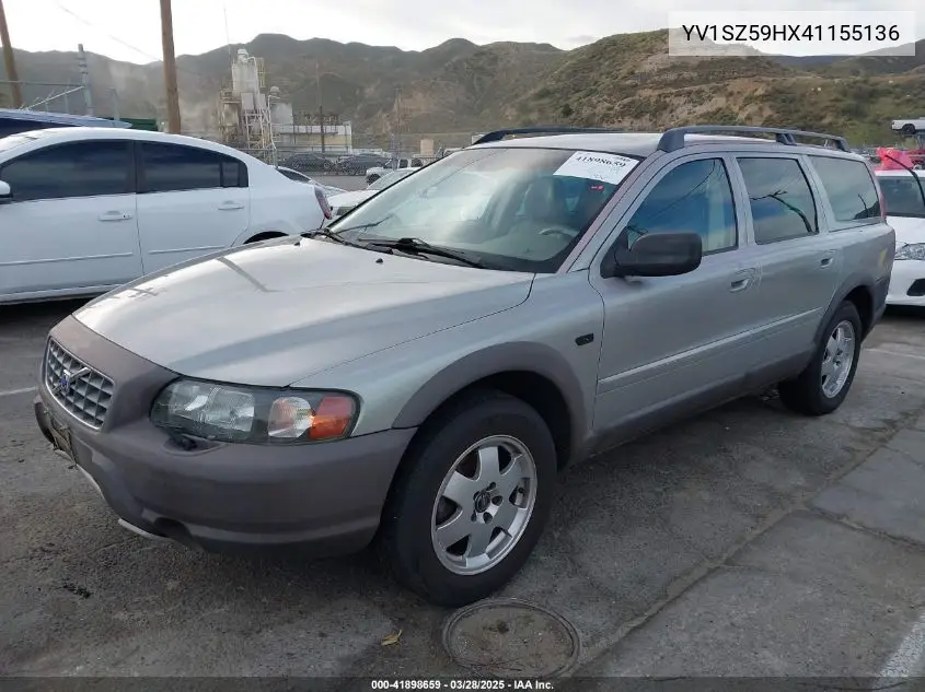 2004 Volvo Xc70 2.5T VIN: YV1SZ59HX41155136 Lot: 41898659