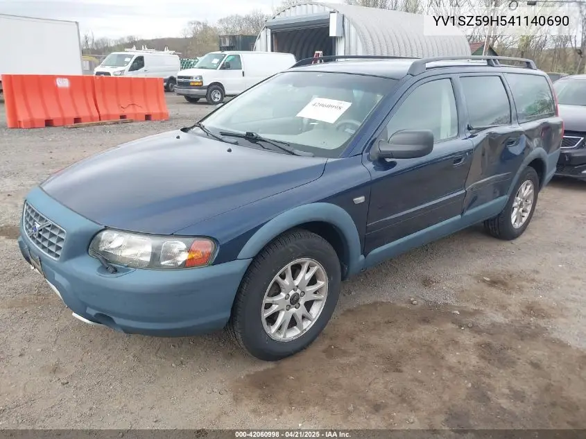 2004 Volvo Xc70 2.5T VIN: YV1SZ59H541140690 Lot: 42060998