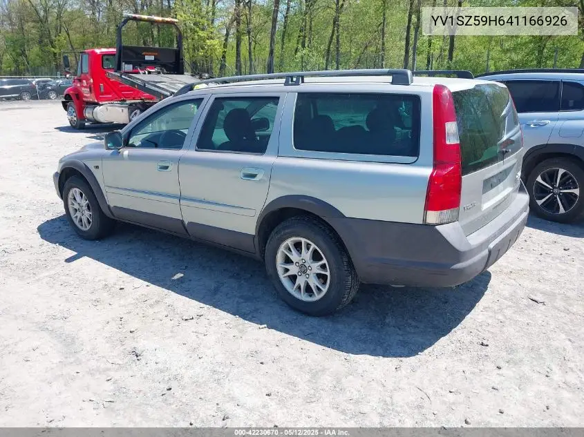 2004 Volvo Xc70 2.5T VIN: YV1SZ59H641166926 Lot: 42230670
