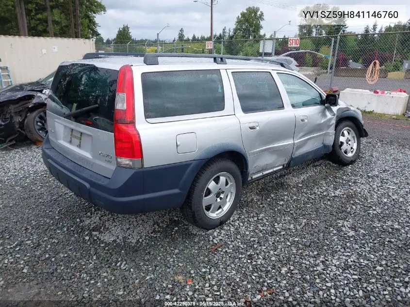 2004 Volvo Xc70 2.5T VIN: YV1SZ59H841146760 Lot: 42290379