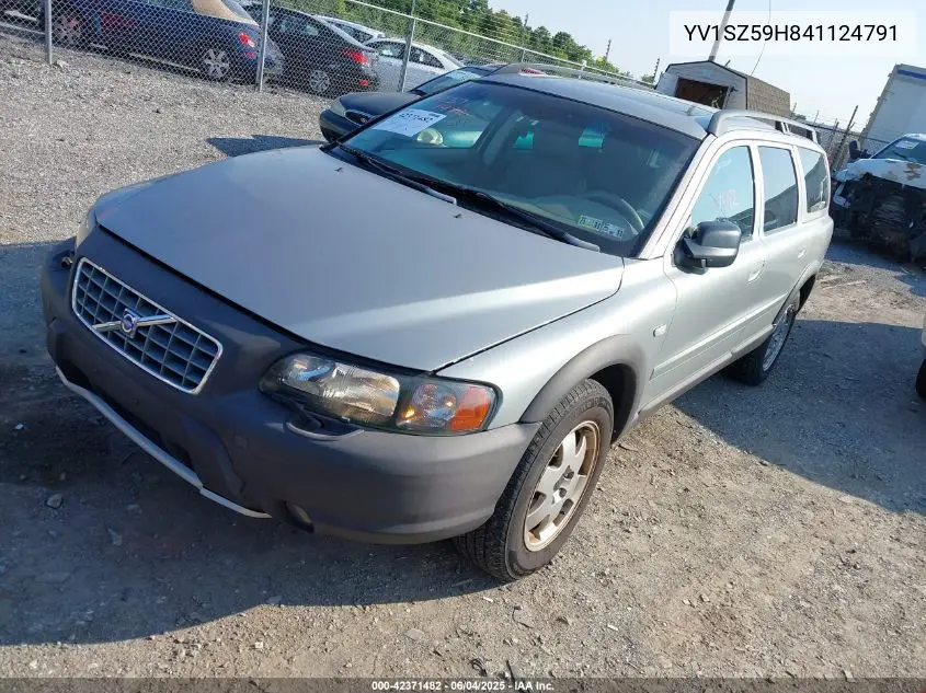 2004 Volvo Xc70 2.5T VIN: YV1SZ59H841124791 Lot: 42371482