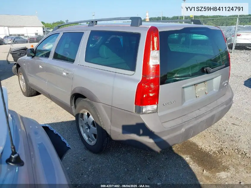 2004 Volvo Xc70 2.5T VIN: YV1SZ59H841124791 Lot: 42371482