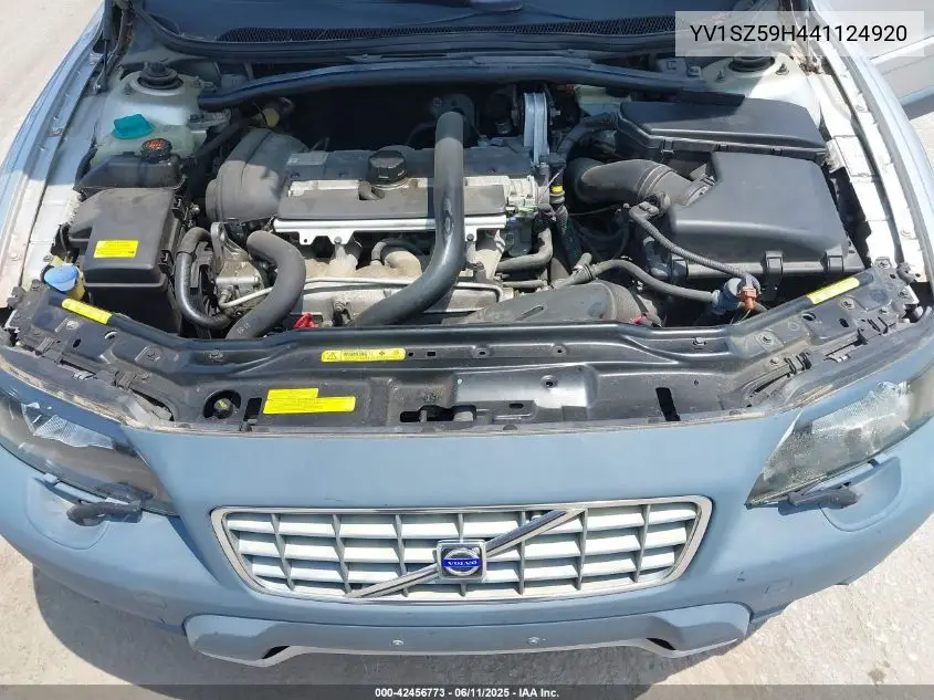2004 Volvo Xc70 2.5T VIN: YV1SZ59H441124920 Lot: 42456773