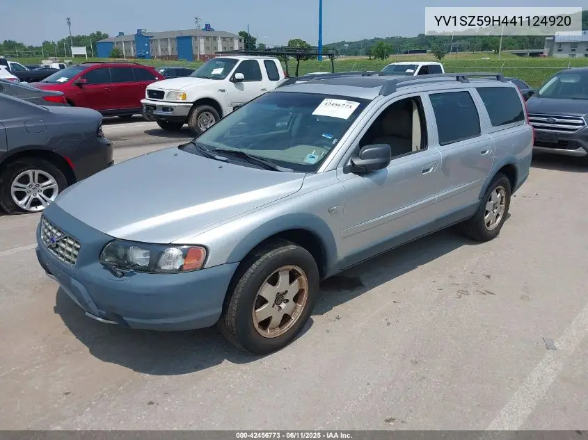 2004 Volvo Xc70 2.5T VIN: YV1SZ59H441124920 Lot: 42456773