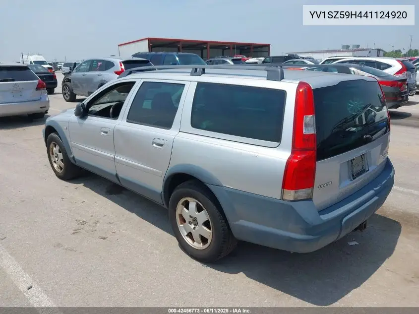 2004 Volvo Xc70 2.5T VIN: YV1SZ59H441124920 Lot: 42456773