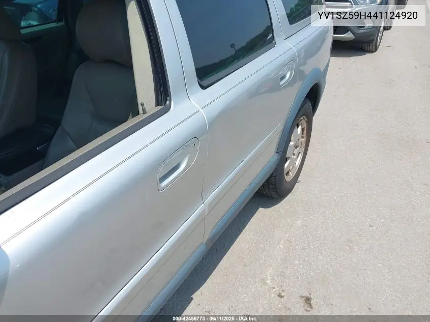 2004 Volvo Xc70 2.5T VIN: YV1SZ59H441124920 Lot: 42456773