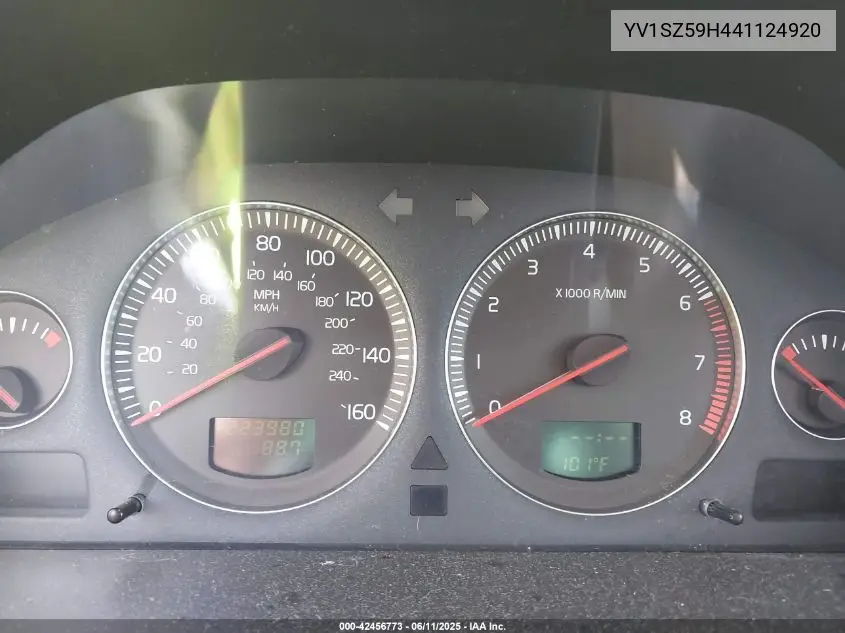 2004 Volvo Xc70 2.5T VIN: YV1SZ59H441124920 Lot: 42456773