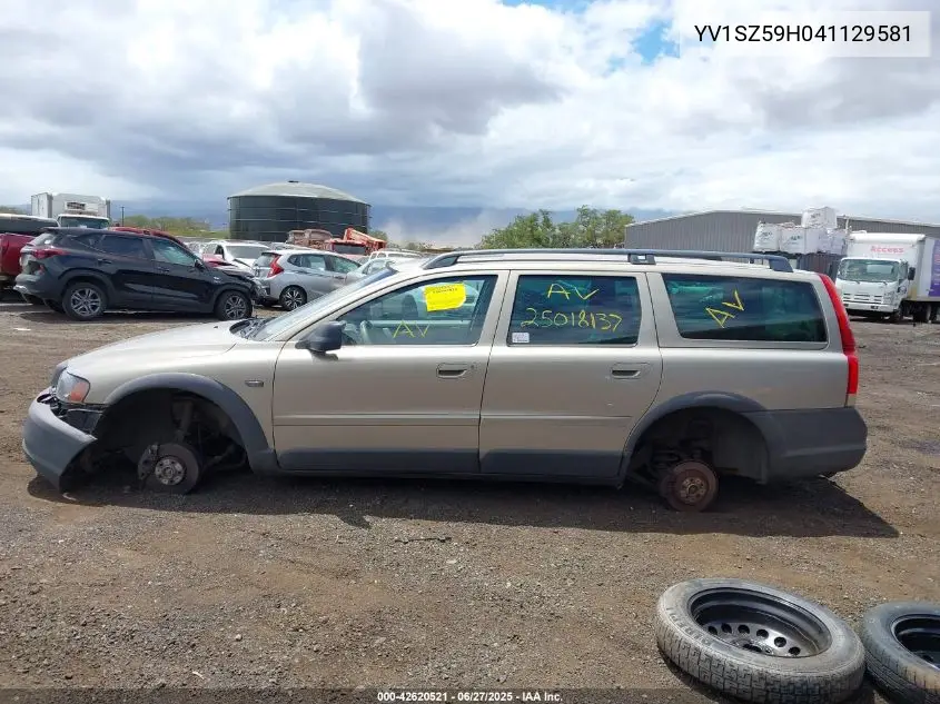 2004 Volvo Xc70 2.5T VIN: YV1SZ59H041129581 Lot: 42620521