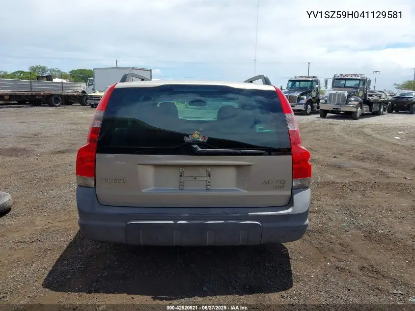 2004 Volvo Xc70 2.5T VIN: YV1SZ59H041129581 Lot: 42620521