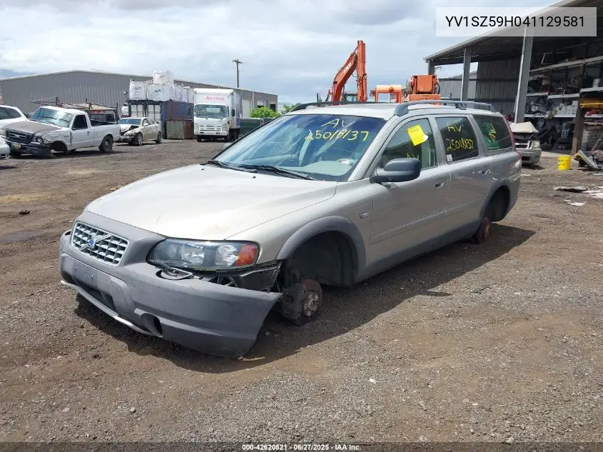 2004 Volvo Xc70 2.5T VIN: YV1SZ59H041129581 Lot: 42620521