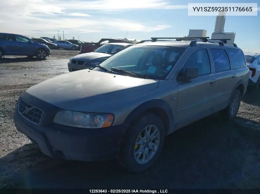 2005 Volvo Xc70 2.5T Awd VIN: YV1SZ592351176665 Lot: 12253643