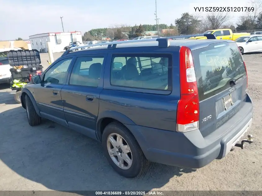2005 Volvo Xc70 2.5T Awd VIN: YV1SZ592X51201769 Lot: 41836689