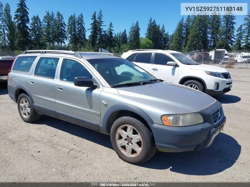 2005 Volvo Xc70 2.5T Awd VIN: YV1SZ592751183148 Lot: 41978683