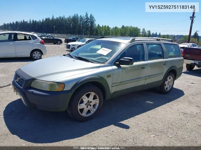 2005 Volvo Xc70 2.5T Awd VIN: YV1SZ592751183148 Lot: 41978683