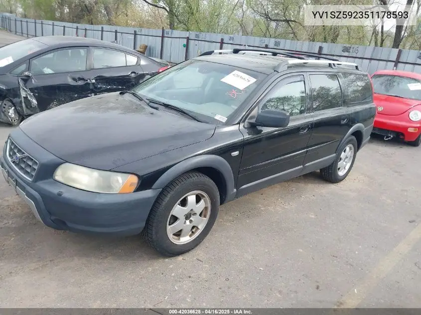 2005 Volvo Xc70 2.5T Awd VIN: YV1SZ592351178593 Lot: 42036628