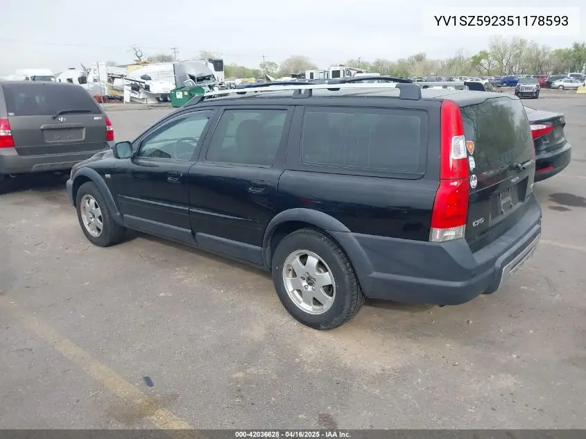2005 Volvo Xc70 2.5T Awd VIN: YV1SZ592351178593 Lot: 42036628