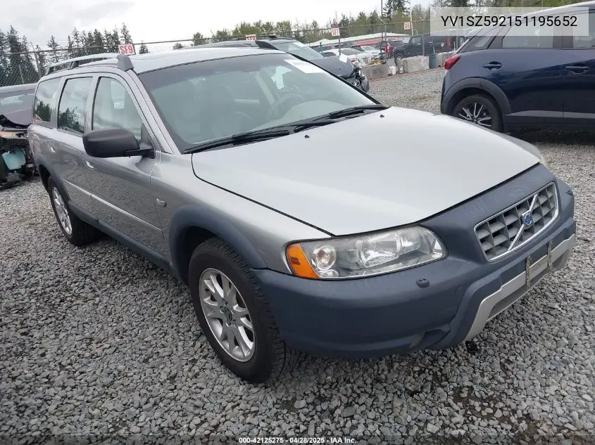 2005 Volvo Xc70 2.5T Awd VIN: YV1SZ592151195652 Lot: 42125275