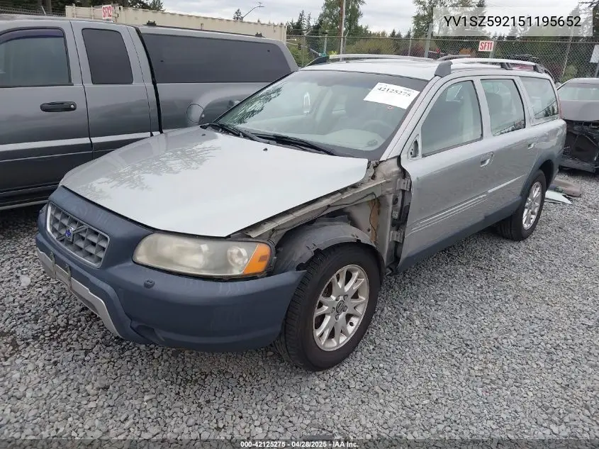2005 Volvo Xc70 2.5T Awd VIN: YV1SZ592151195652 Lot: 42125275