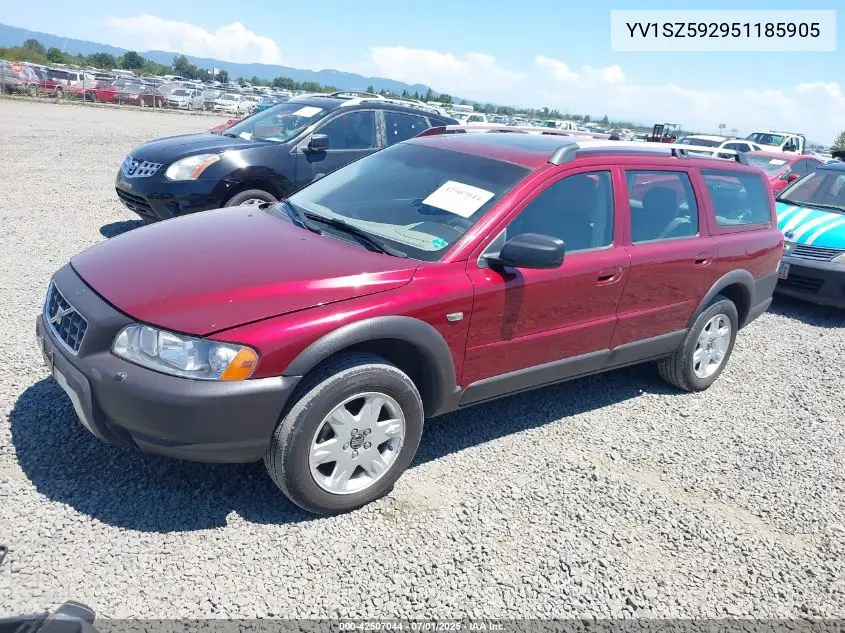 2005 Volvo Xc70 2.5T Awd VIN: YV1SZ592951185905 Lot: 42507044