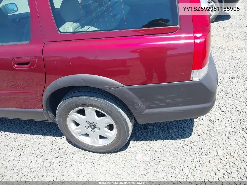 2005 Volvo Xc70 2.5T Awd VIN: YV1SZ592951185905 Lot: 42507044