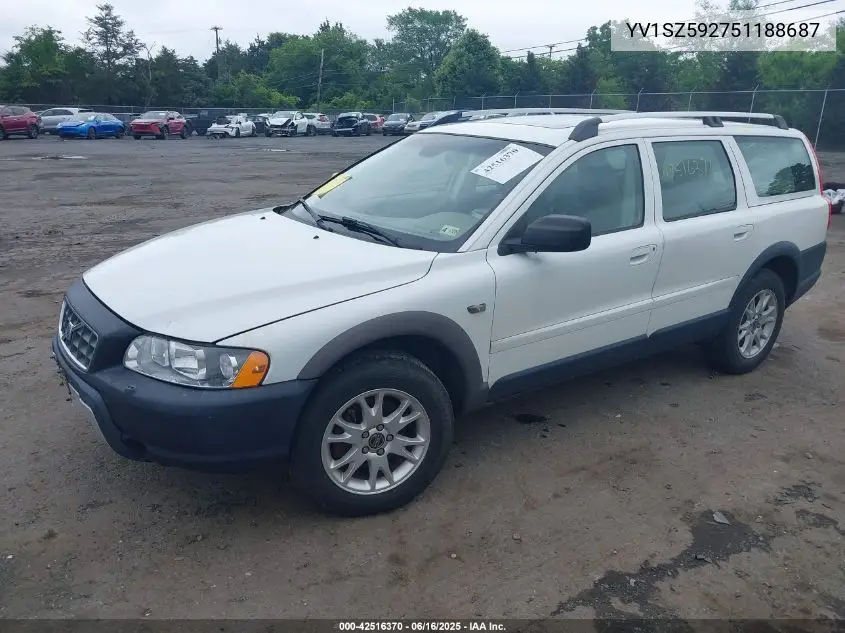 2005 Volvo Xc70 2.5T Awd VIN: YV1SZ592751188687 Lot: 42516370