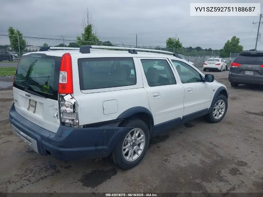 2005 Volvo Xc70 2.5T Awd VIN: YV1SZ592751188687 Lot: 42516370