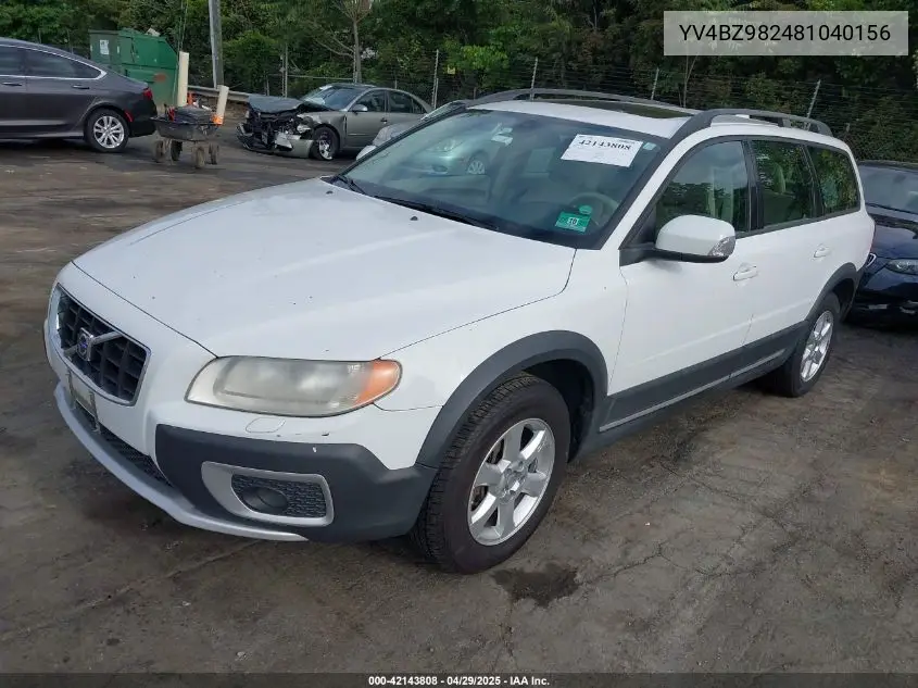 2008 Volvo Xc70 3.2 VIN: YV4BZ982481040156 Lot: 42143808