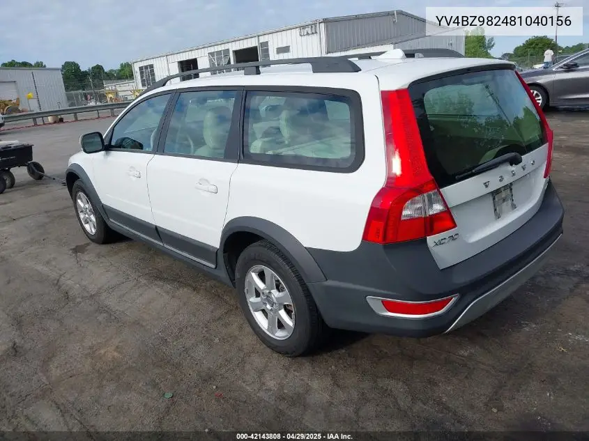 2008 Volvo Xc70 3.2 VIN: YV4BZ982481040156 Lot: 42143808
