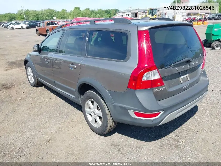 2008 Volvo Xc70 3.2 VIN: YV4BZ982281026546 Lot: 42242828