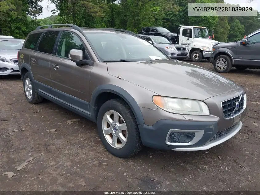 2008 Volvo Xc70 3.2 VIN: YV4BZ982281039829 Lot: 42471835