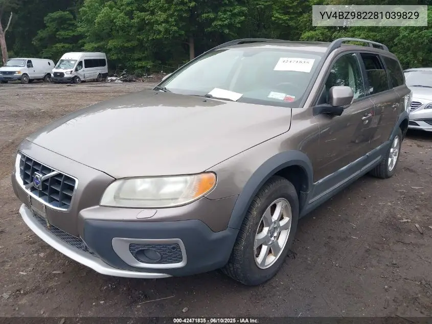 2008 Volvo Xc70 3.2 VIN: YV4BZ982281039829 Lot: 42471835