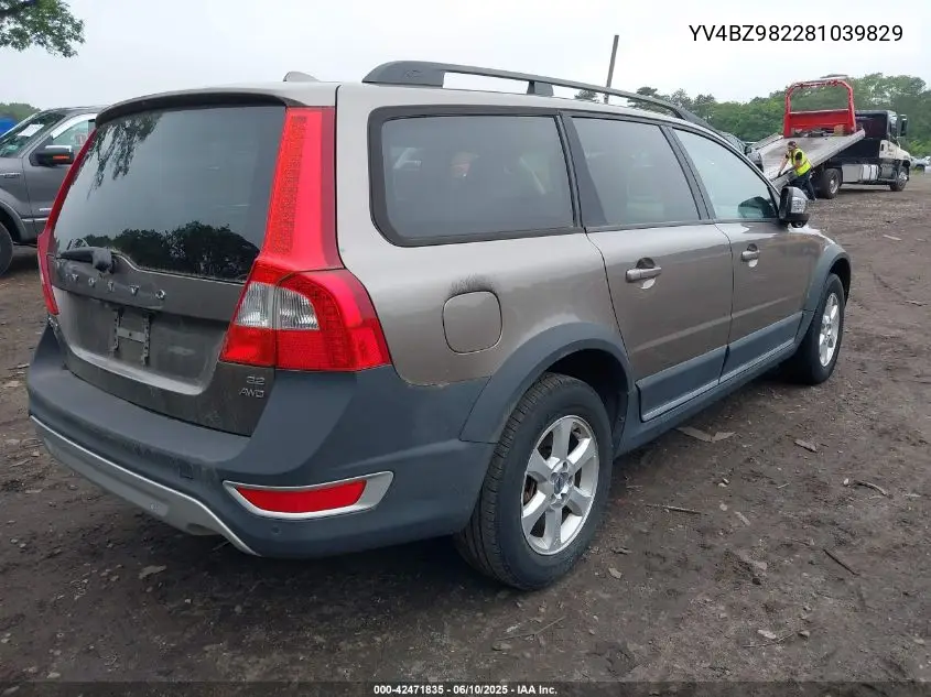 2008 Volvo Xc70 3.2 VIN: YV4BZ982281039829 Lot: 42471835