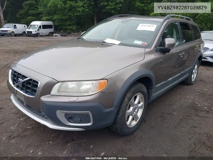 2008 Volvo Xc70 3.2 VIN: YV4BZ982281039829 Lot: 42471835