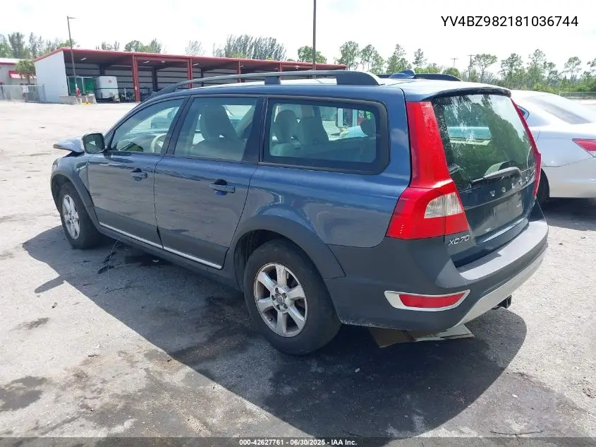 2008 Volvo Xc70 3.2 VIN: YV4BZ982181036744 Lot: 42627761