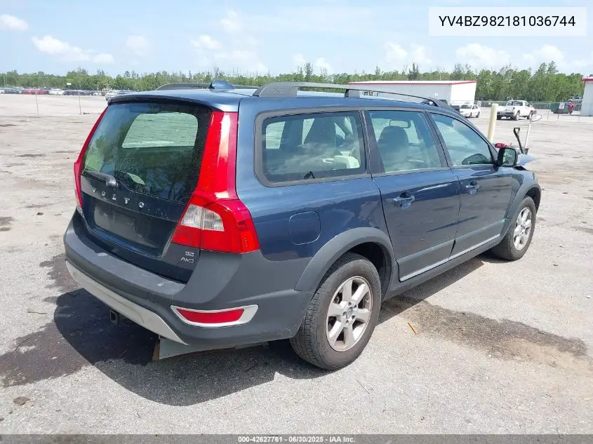 2008 Volvo Xc70 3.2 VIN: YV4BZ982181036744 Lot: 42627761