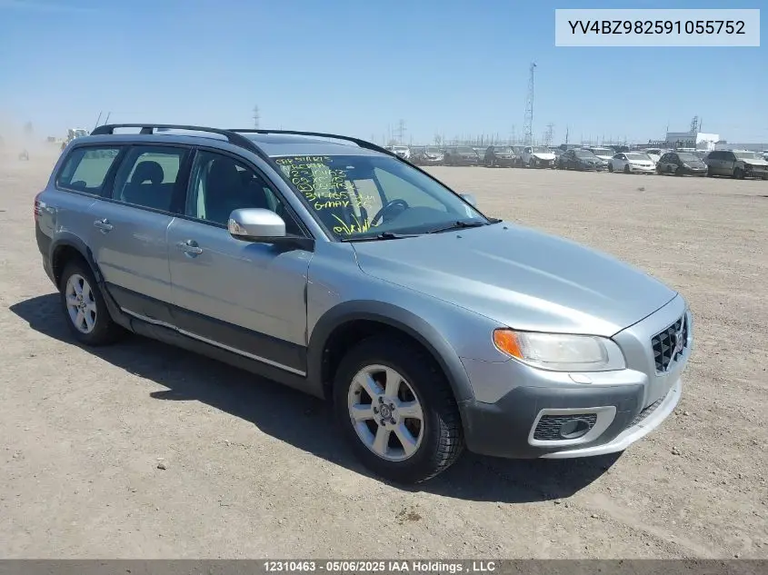 2009 Volvo Xc70 3.2 VIN: YV4BZ982591055752 Lot: 12310463