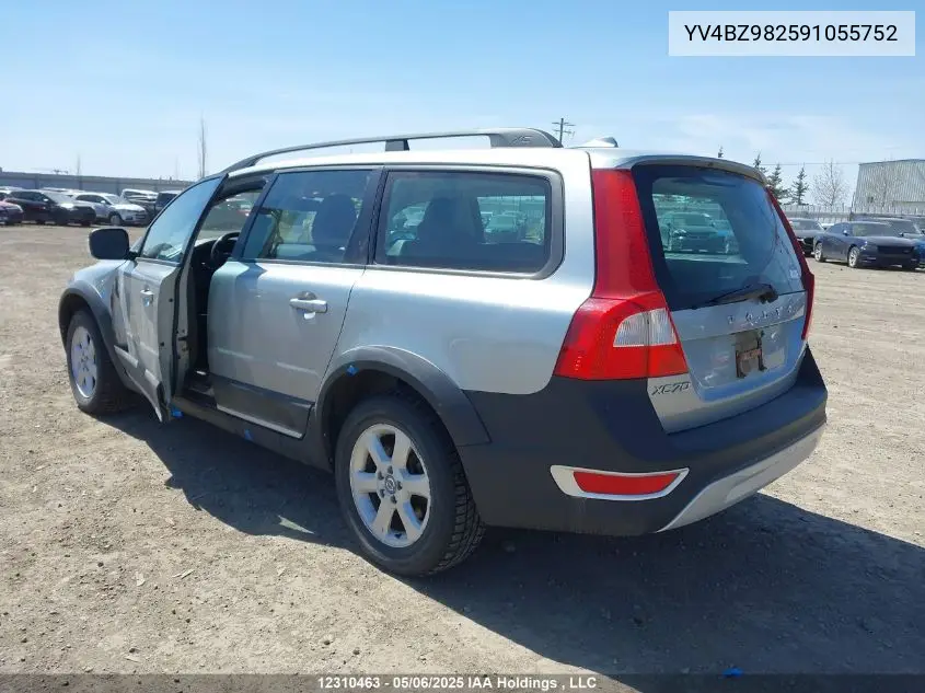 2009 Volvo Xc70 3.2 VIN: YV4BZ982591055752 Lot: 12310463