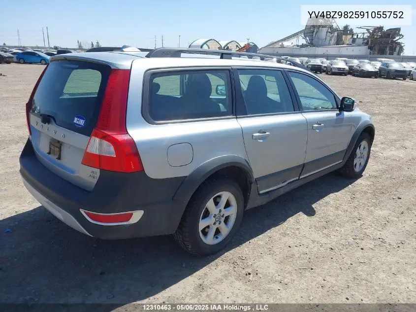 2009 Volvo Xc70 3.2 VIN: YV4BZ982591055752 Lot: 12310463