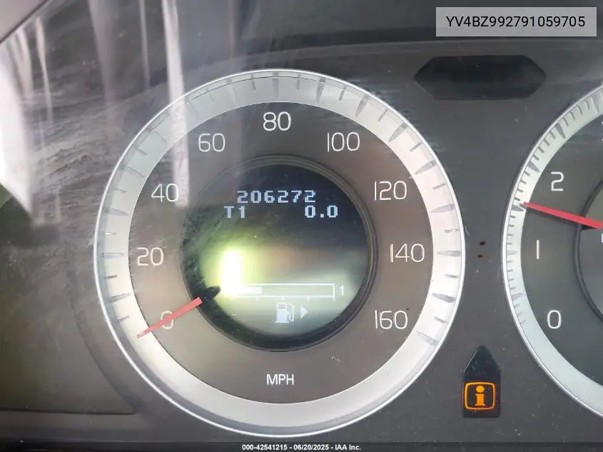 2009 Volvo Xc70 T6 VIN: YV4BZ992791059705 Lot: 42541215