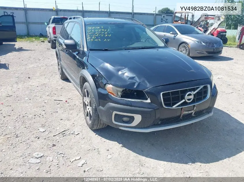 2010 Volvo Xc70 3.2 VIN: YV4982BZ0A1081534 Lot: 12348951