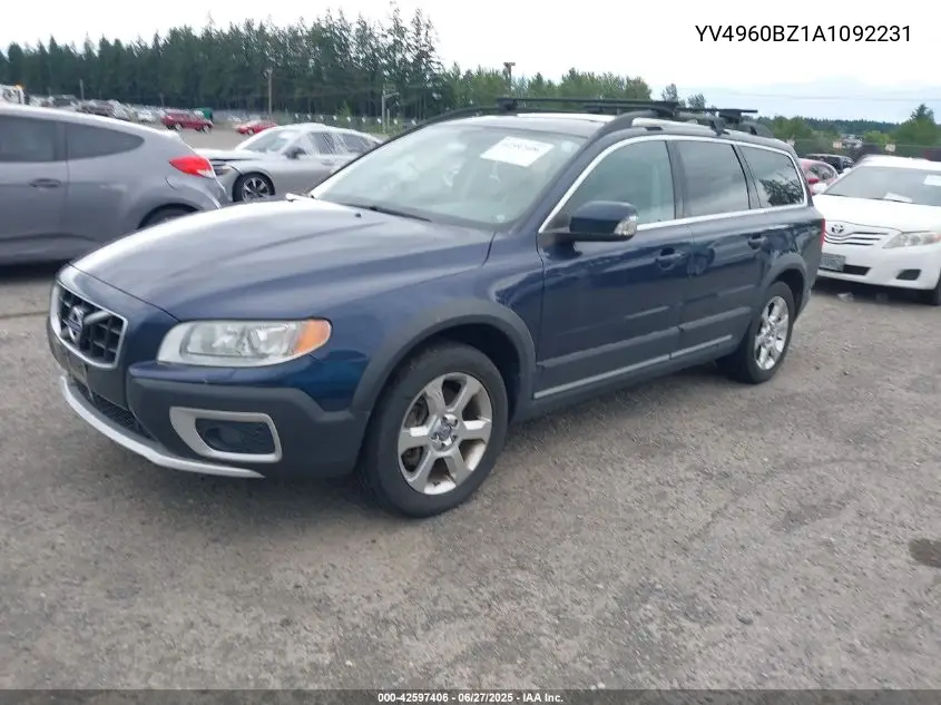 2010 Volvo Xc70 3.2 VIN: YV4960BZ1A1092231 Lot: 42597406